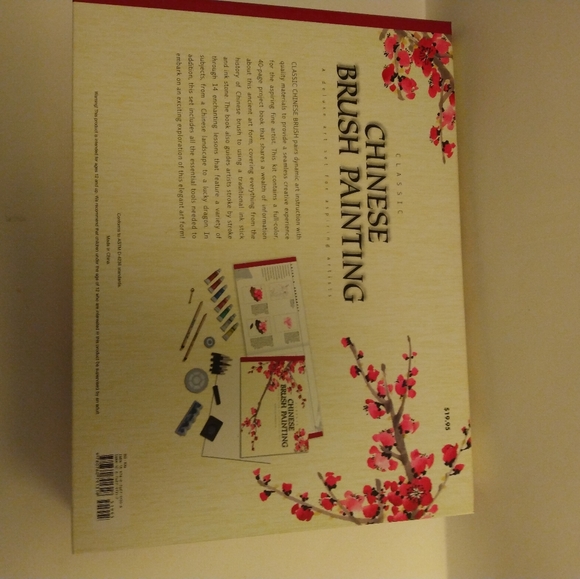 Vintage Chinese brush painting kit. Never used. - Picture 2 of 3